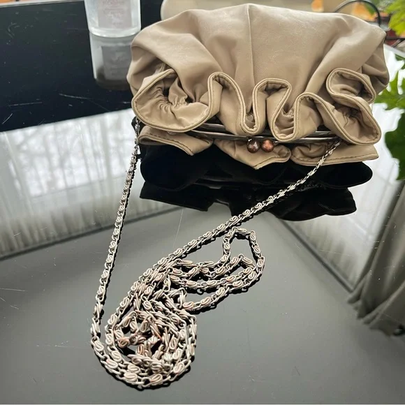 Call It Spring Tan Ruffle Shoulder Bag - Picture 9 of 9